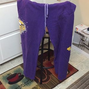 Rare NFL bling Vikings Pink Victoria secret sweats